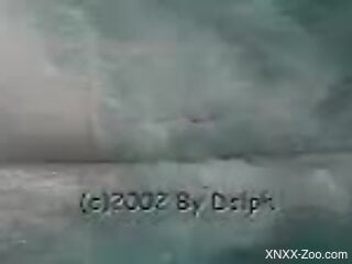 Underwater kink makes horny male finger fuck a dolphin